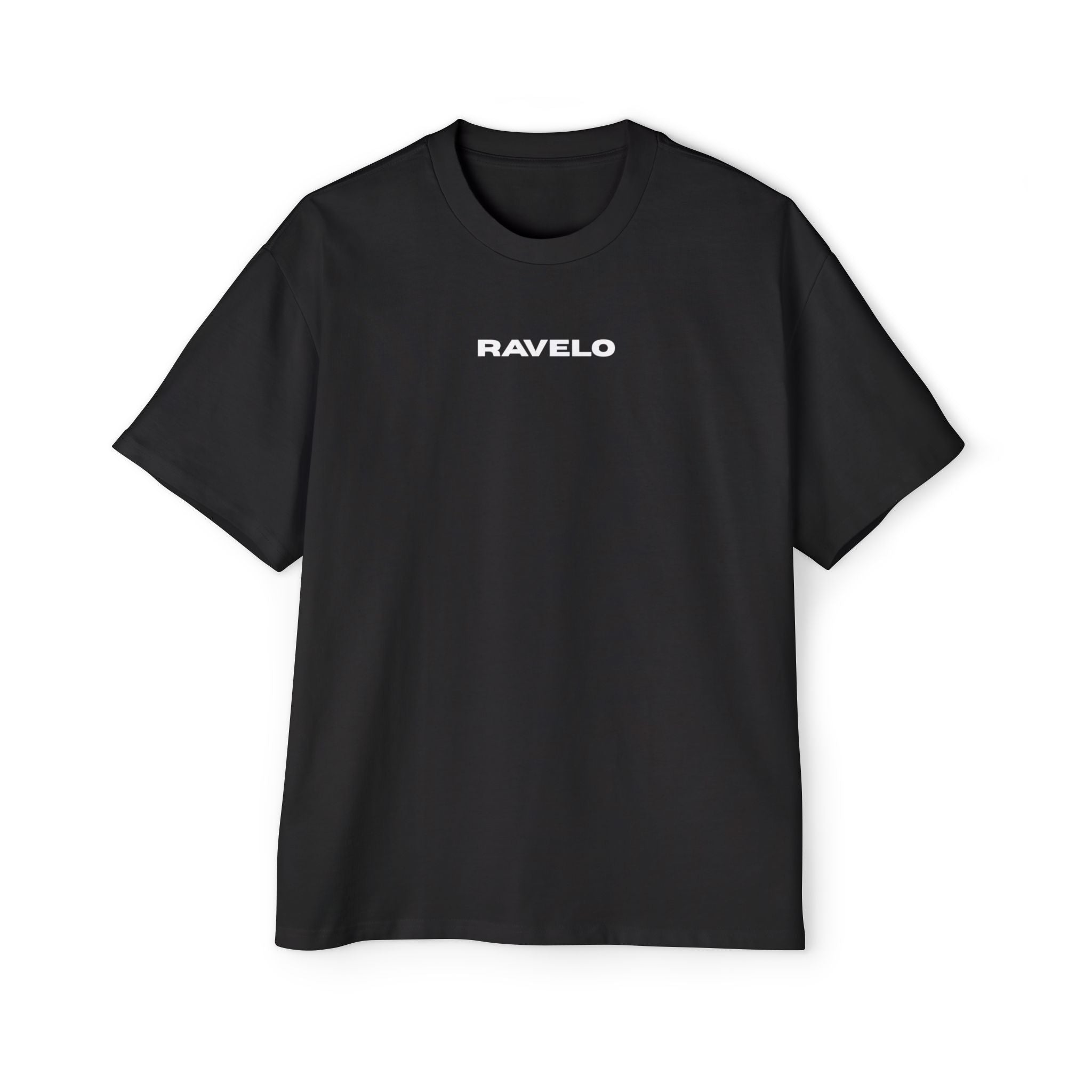 Ravelo Noir Wave – SHADE-01 | Oversized Minimal T-Shirt